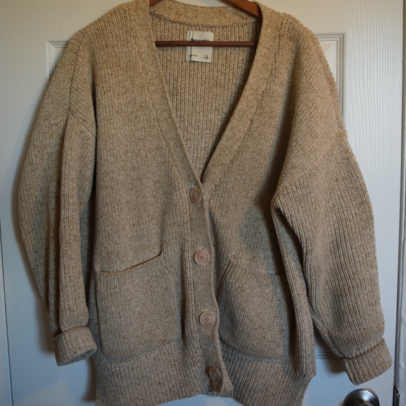 Abercrombie & Fitch Sweaters - Abercrombie & Fitch S Beige Cardigan